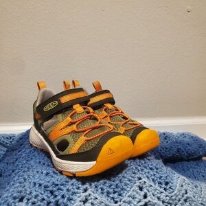 Keen Kids' Vibrant Orange and Green Sneakers